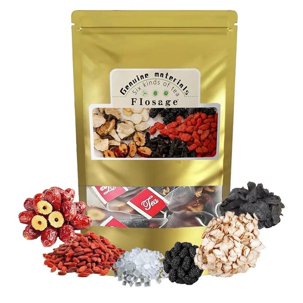 FLOSAGE Kidney Tea with 7 Natural Ingredients Formula Ginseng Six Treasure Tea